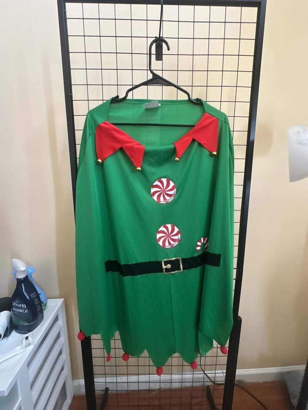 Fun World Green Adult One Size Elf Christmas Poncho